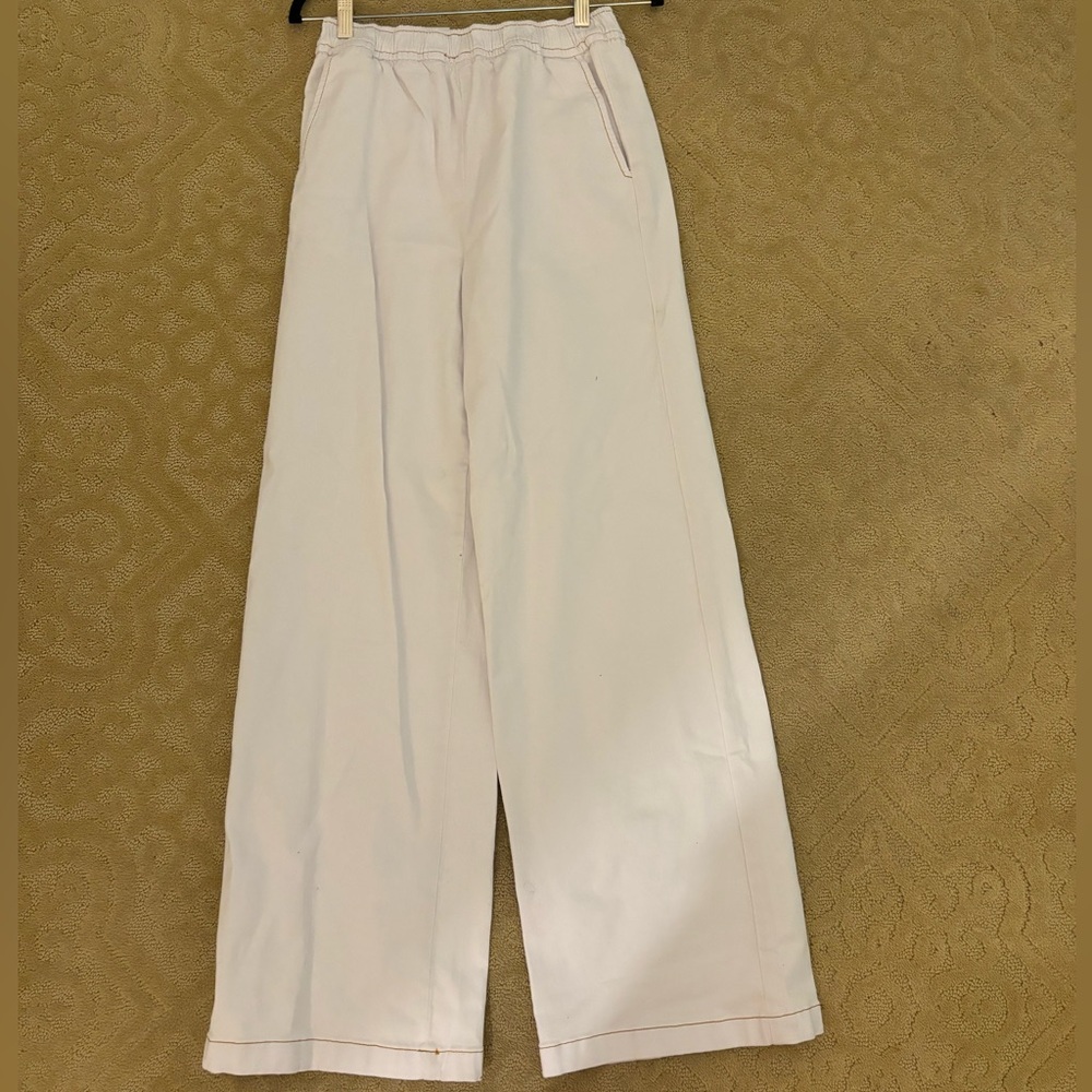 WeWoreWhat Small Straight Leg Pull On Pants - White